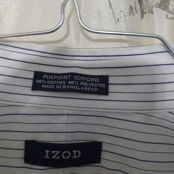 Izod pinpoint Oxford style - Picture 7 of 8